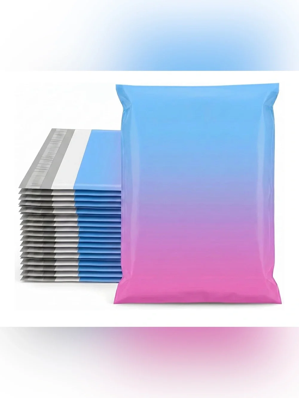 Gradient Pink to Blue Polymailers! Set of 20 10”x 13” - Picture 1 of 1